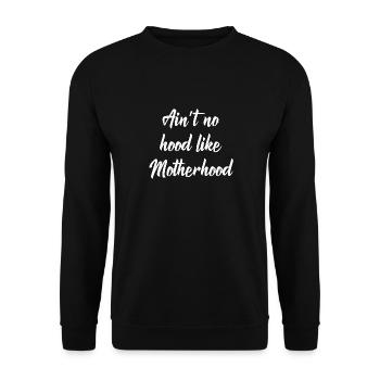 Maman Maman Maman Fête des Mères Cadeau - Sweat-shirt Unisexe - noir - Devant - Alina (178cm) & Michal (187cm)