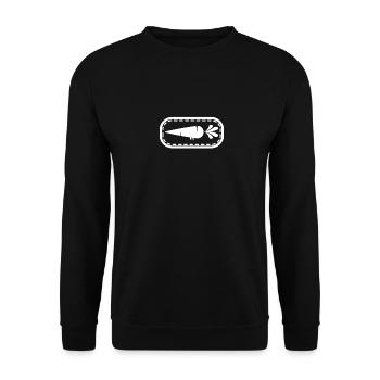 carrot - Unisex Sweatshirt - black - Front - Alina (178cm) & Michal (187cm)