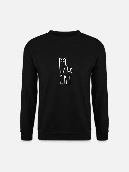Cat cat gift idea - Unisex Sweatshirt - black