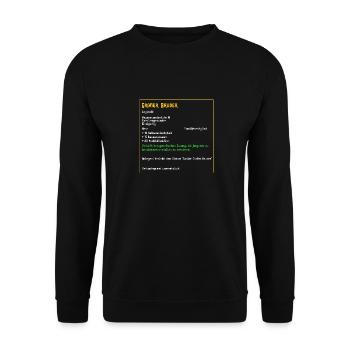 Legendärer Großer Bruder Familie cool Legendär - Unisex Pullover - Schwarz - Vorne - Alina (178cm) & Michal (187cm)