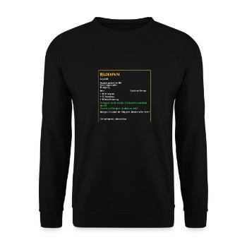 Legendärer Heldenpapa Legendär Papa Vater Eltern - Unisex Pullover - Schwarz - Vorne - Alina (178cm) & Michal (187cm)