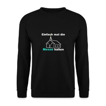 Just have a look at the fair - Unisex Sweatshirt - black - Front - Alina (178cm) & Michal (187cm)
