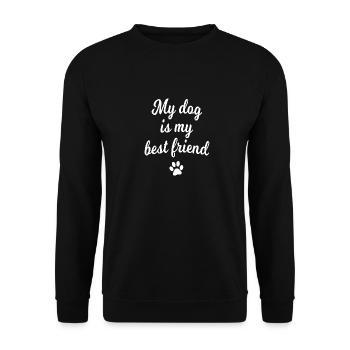 Dogs saying sayings - Unisex Sweatshirt - black - Front - Alina (178cm) & Michal (187cm)