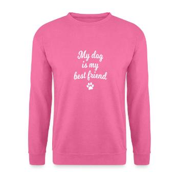 Chiens Sorts - Sweat-shirt Unisexe - rose - Devant