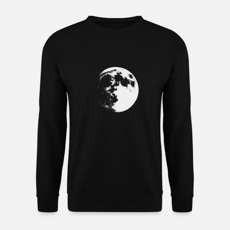 Moon sketch drawing - Unisex Sweatshirt - black