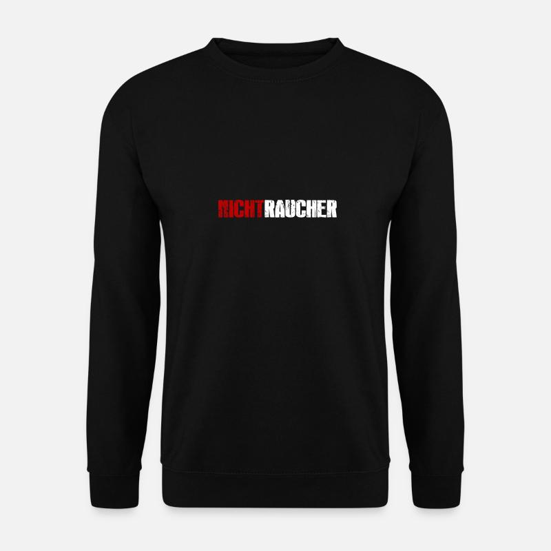 Nichtraucher - Unisex Pullover - Schwarz