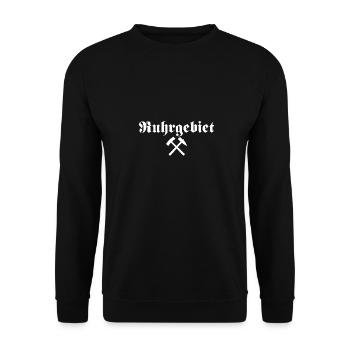 Ruhrgebiet - Unisex Pullover - Schwarz - Vorne - Alina (178cm) & Michal (187cm)