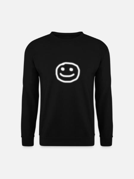 Smiley hand painted - Unisex Sweatshirt - black