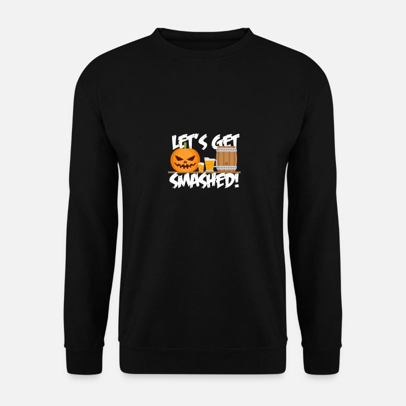 Pumpkin - Let's get smashed! - Unisex Sweatshirt - black