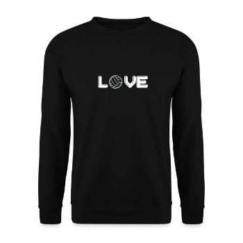 Volley-ball - Sweat-shirt Unisexe - noir - Devant - Alina (178cm) & Michal (187cm)
