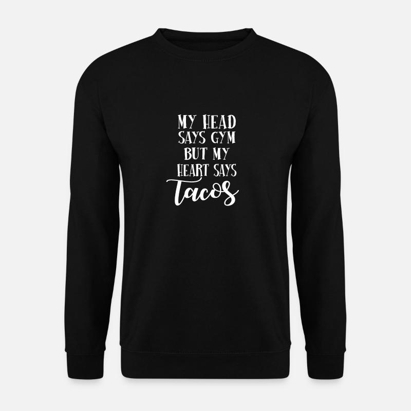 lustige Sprüche - Unisex Pullover - Schwarz
