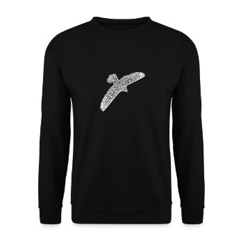 Falcon - Unisex Sweatshirt - black - Front - Alina (178cm) & Michal (187cm)