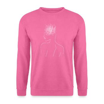 Lineart Verwirrung Nu Goth Soft Grunge Aesthetic - Unisex Pullover - Pink - Vorne