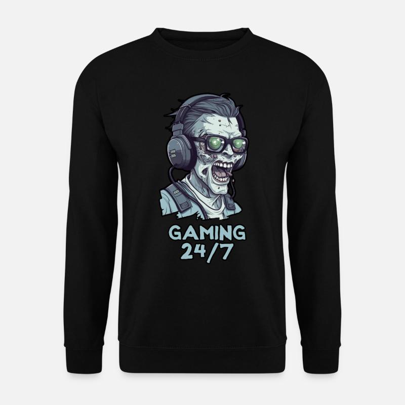 Gaming 24/7 - Unisex Sweatshirt - black