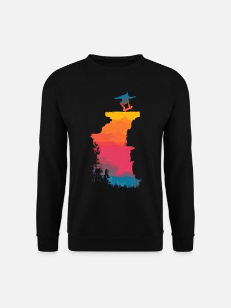 Skater - bunt - Unisex Pullover - Schwarz
