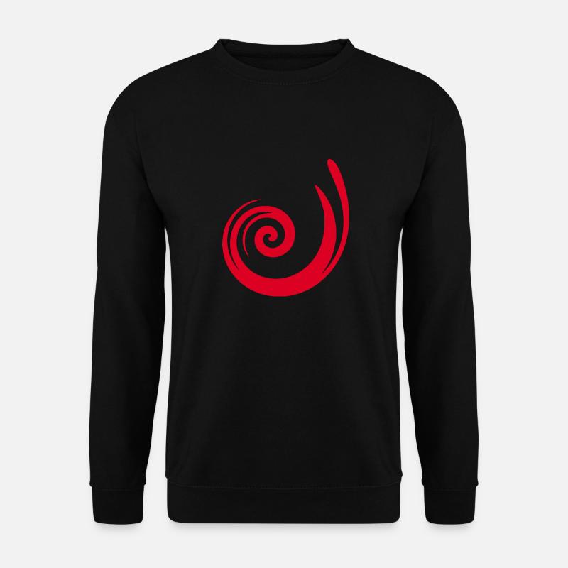 red pattern red gift idea - Unisex Sweatshirt - black
