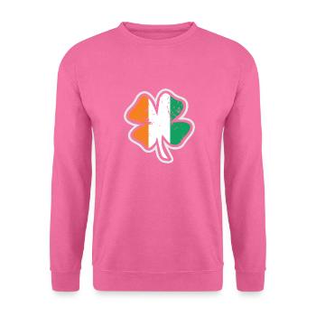 Irish Flag - Unisex Pullover - Pink - Vorne