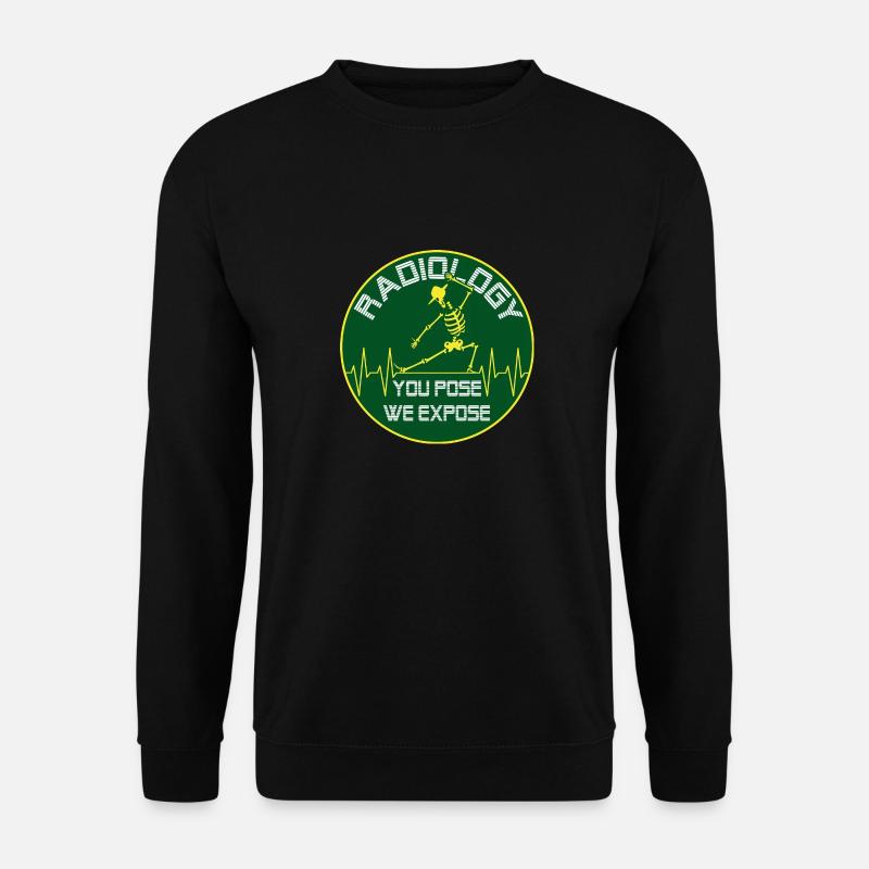 Radiology - dancing skeleton - Unisex Sweatshirt - black