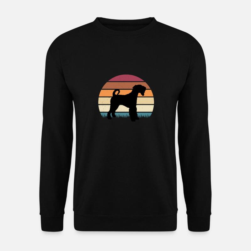 Airedale Terrier Vintage Premium - Sweat-shirt Unisexe - noir