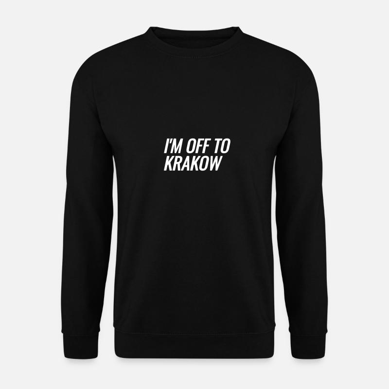 Off To Krakow - Unisex Sweatshirt - black