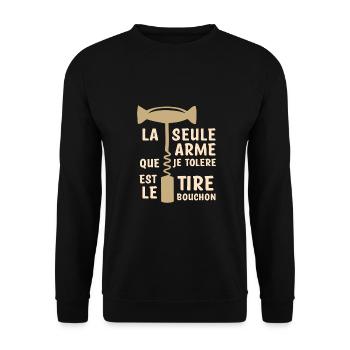 Cuisinier humour - Sweat-shirt Unisexe - noir - Devant - Alina (178cm) & Michal (187cm)