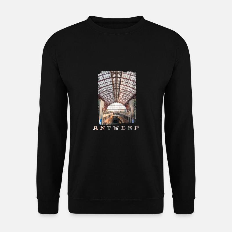 ANTWERP CENTRAL STATION - Unisex Sweatshirt - black