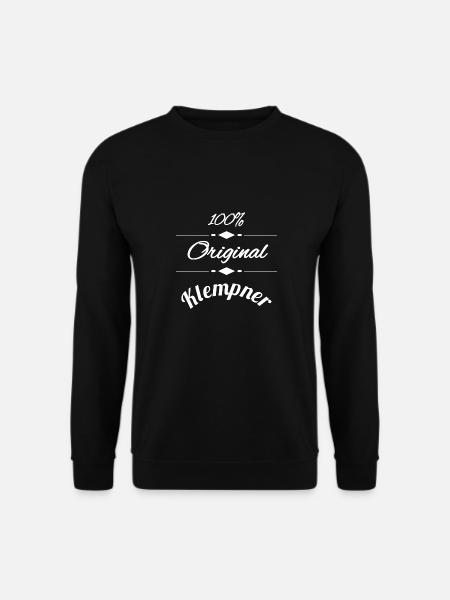 Klempner - Unisex Pullover - Schwarz