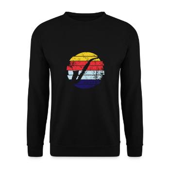 Saxofon - Unisex Pullover - Schwarz - Vorne - Alina (178cm) & Michal (187cm)