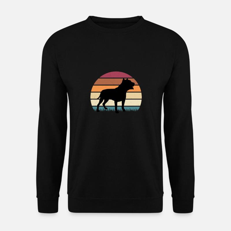 American Pit Bull Terrier Vintage Premium - Unisex Sweatshirt - black
