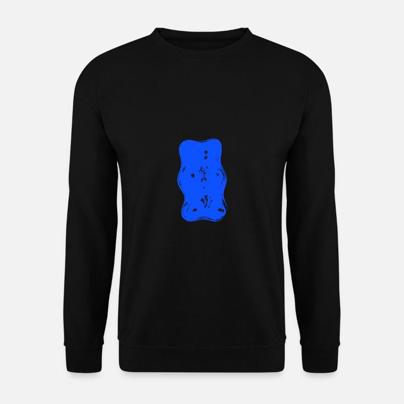 Gummy bears, blue - Unisex Sweatshirt - black
