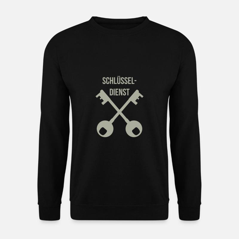 Locksmith, keys, gift idea - Unisex Sweatshirt - black