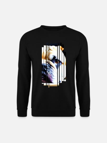 Frenchie Französische Bulldogge Hund Hunde - Unisex Pullover - Schwarz