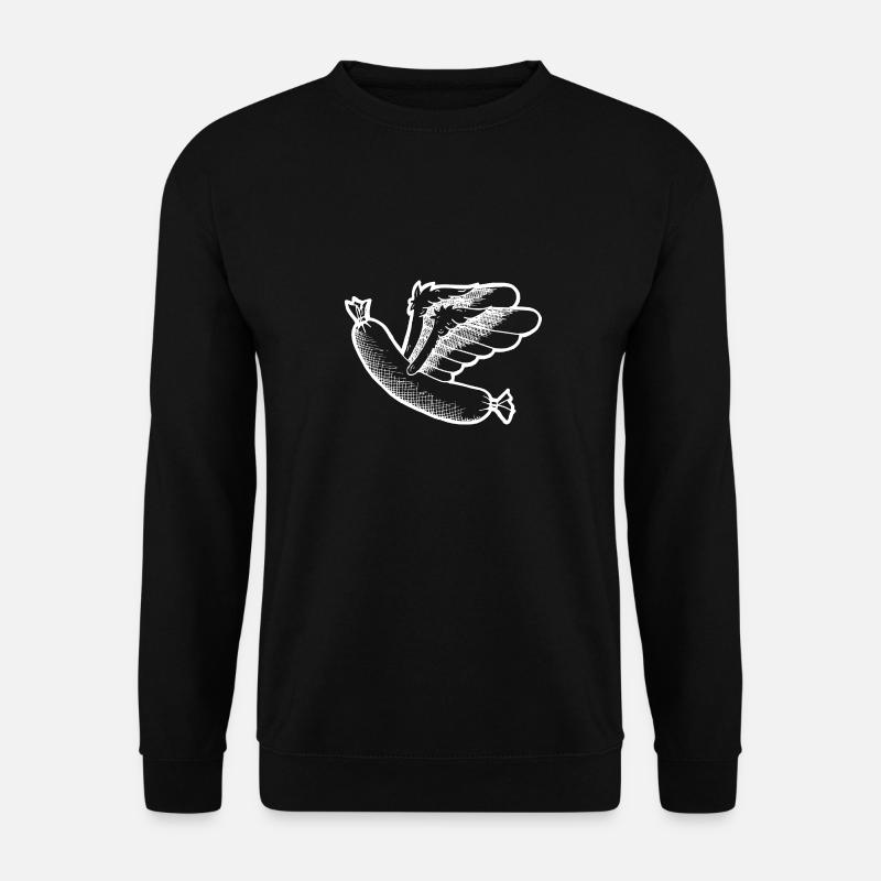 Flying sausage - Unisex Sweatshirt - black
