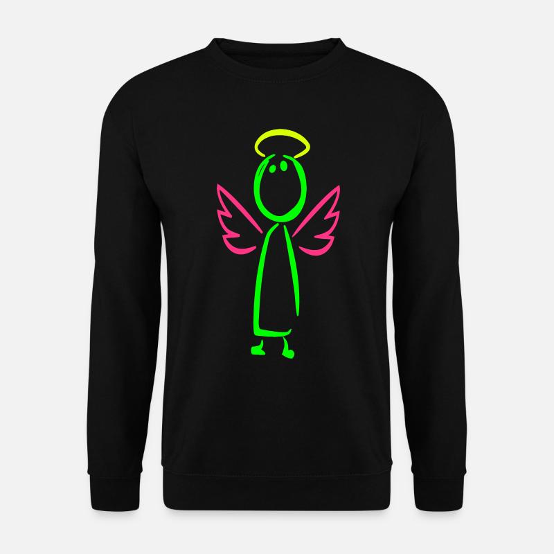 Engel - Unisex Pullover - Schwarz