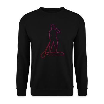 Stand up Paddle Paddle Femme - Sweat-shirt Unisexe - noir - Devant - Alina (178cm) & Michal (187cm)