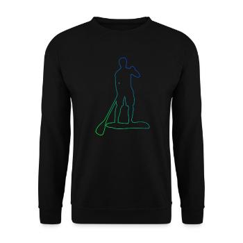 Stand up Paddling Board Damen Standup Paddling - Unisex Pullover - Schwarz - Vorne - Alina (178cm) & Michal (187cm)