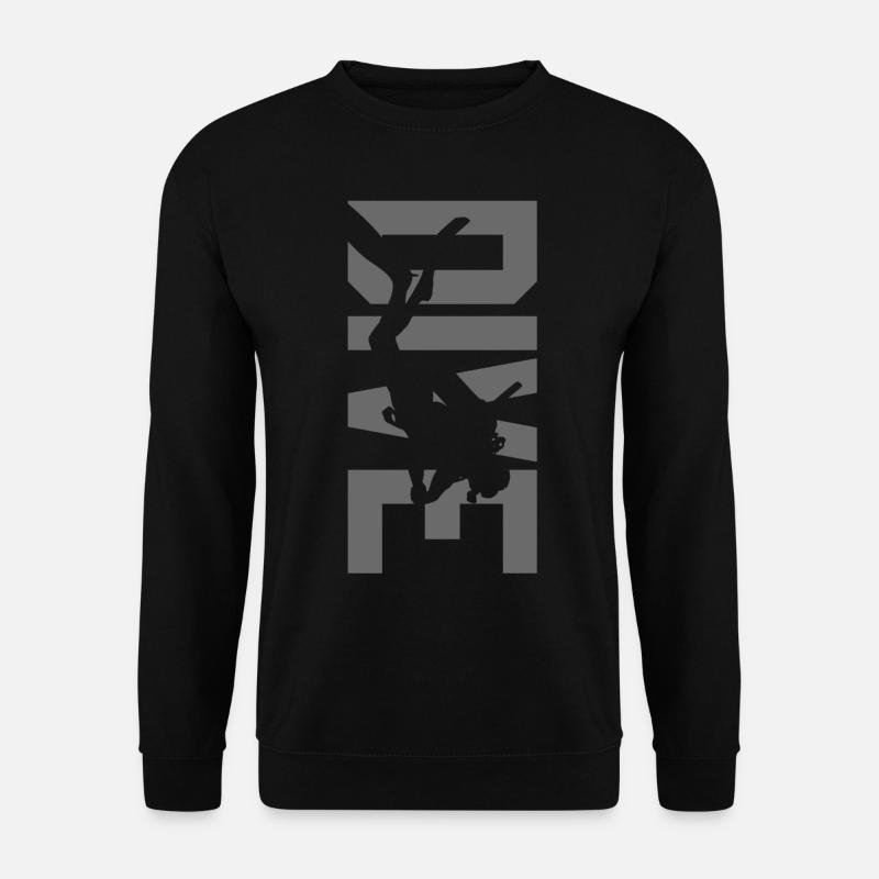 Tauchen - Unisex Pullover - Schwarz