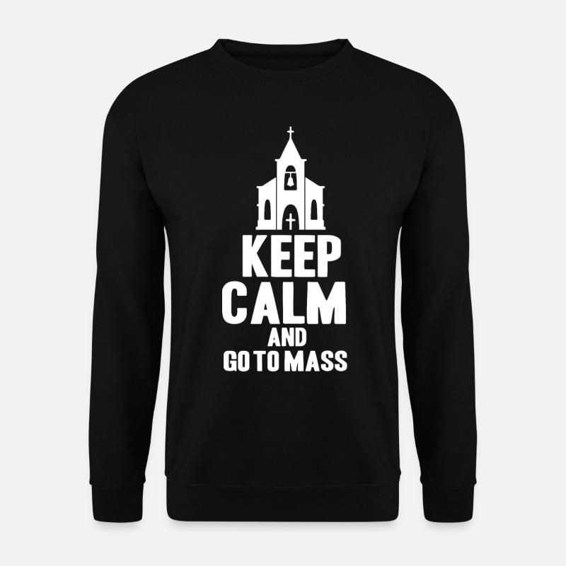 Eglise catholique Prêtre Catholicisme Messe - Sweat-shirt Unisexe - noir