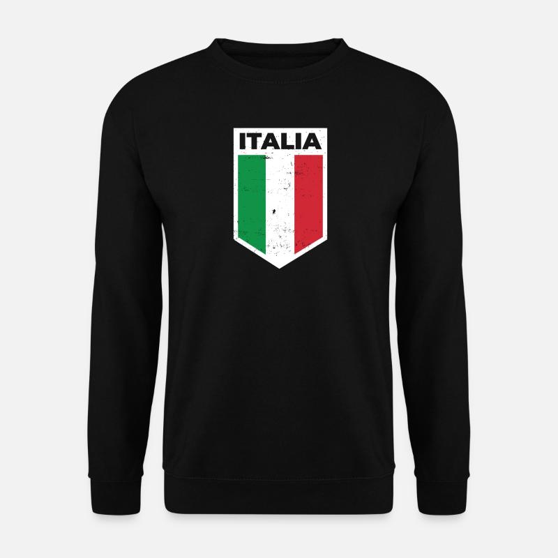 Italien 2021 Flagge Fußball Soccer Meisterschaft - Unisex Pullover - Schwarz