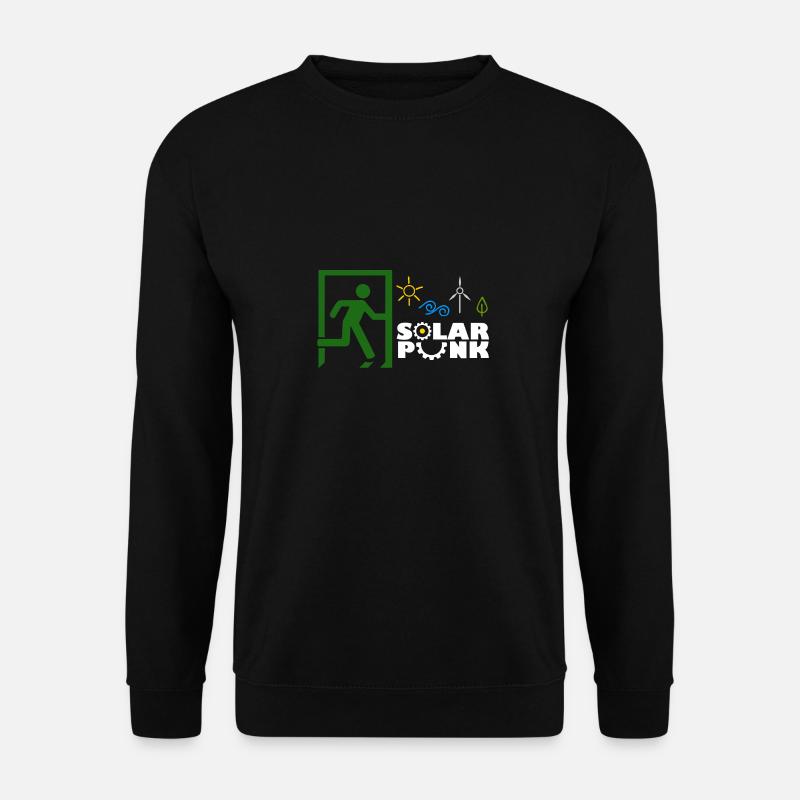 Solarpunk - Unisex Pullover - Schwarz
