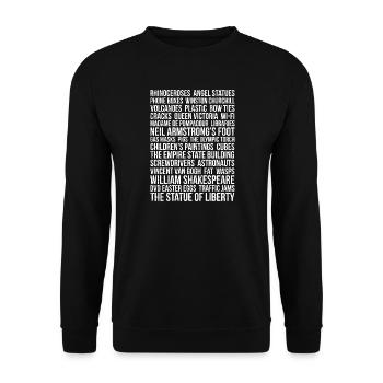 Different - Unisex Pullover - Schwarz - Vorne - Alina (178cm) & Michal (187cm)