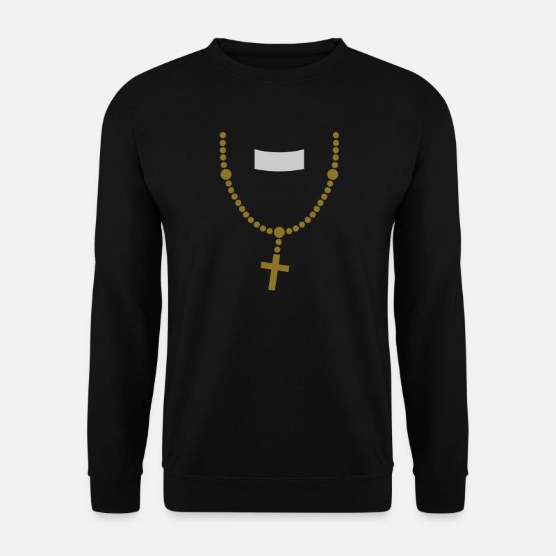 large_please_priest_vector - Unisex Pullover - Schwarz