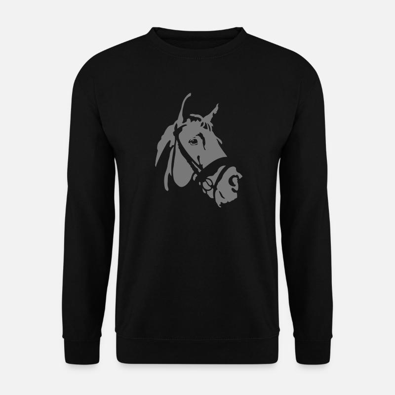 Pferd - Unisex Pullover - Schwarz