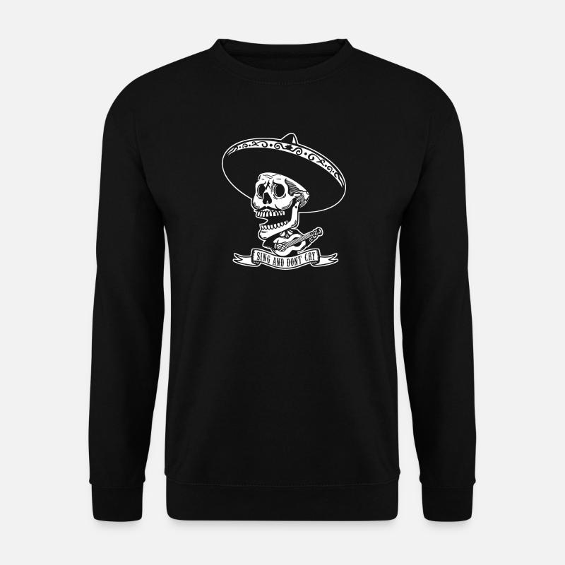 SING AND DONT CRY - Unisex Sweatshirt - black