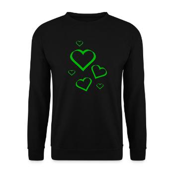 Cadeau pour la fête des mères : Idée de cadeau pour la fête des mères - Sweat-shirt Unisexe - noir - Devant - Alina (178cm) & Michal (187cm)
