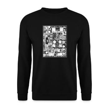 Musique - Sweat-shirt Unisexe - noir - Devant - Alina (178cm) & Michal (187cm)