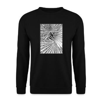 Palmen - Unisex Pullover - Schwarz - Vorne - Alina (178cm) & Michal (187cm)