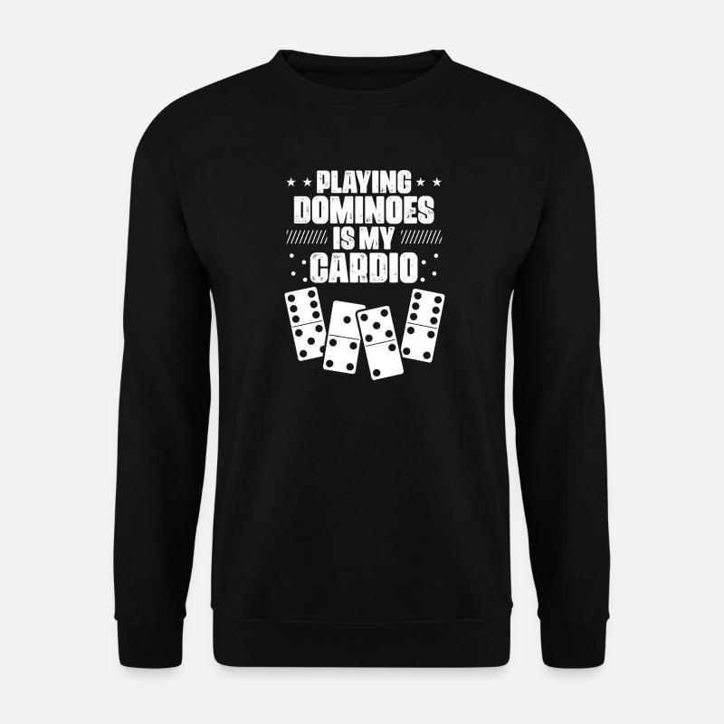 Domino Spiel Design - Unisex Pullover - Schwarz
