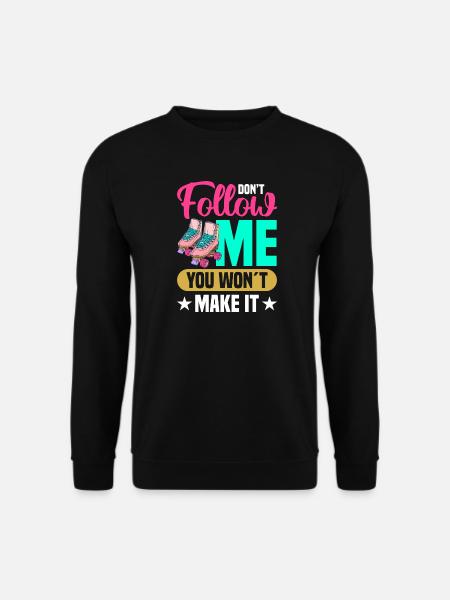 Roller Skate Design - Unisex Sweatshirt - black