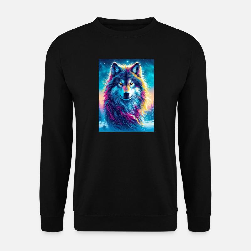 Wolf - Unisex Sweatshirt - black